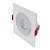 Spot Embutido Branco Eco 10x10x3cm com Led Integrado 7w 6500k Bivolt - Imagem 2