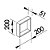 Arandela Portara SN10142 Branca 20x20x5cm com Led Integrado 6w 2700k 127v - Imagem 3