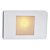 Balizador Embutido 544 Branco 7x12x5cm para 1 Lampada Halopin - Imagem 1