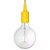 Pendente Socket 200cm Amarelo Silicone para 1 Lampada E27 - Imagem 1
