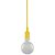 Pendente Socket 200cm Amarelo Silicone para 1 Lampada E27 - Imagem 5