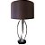 Abajur MT3872  Cromado com Cupula para Lampada E27 60cm - Imagem 1