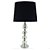 Abajur MC015 Cristal com Cupula para Lampada E27 52cm - Imagem 1