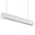 Pendente Retangular 1070 Branco 128x4x7cm para 1 Lampada T5 28w Bivolt - Imagem 1