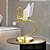 Luminaria de Mesa Cisne Dourado DCT00274 25x22x39cm com Led Integrado 6w 3000k - Imagem 3