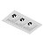 Embutido Picco Home 4992 9,5x4,5x3,4cm com Led Integrado 7w 2700k Bivolt - Imagem 1