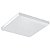 Plafon Embutido Quadrado 110/40 Branco Leitoso 40x40cm para 3 Lampadas E27 - Imagem 1