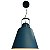 Pendente DN37707 Balthasar 24x44cm Azul Petroleo com para 1 Lampada E27 - Imagem 2