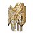 Arandela DC01005 Dourado com Cristais 23x36cm para 2 Lampadas E14 - Imagem 2