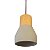 Pendente Concreto DCD02618 12x18cm para 1 Lampada E27 Bivolt - Imagem 1