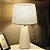 Abajur DCT00536 Branco com Cupula 43x25cm para 1 Lampada E27 - Imagem 2