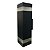 Arandela Vitro Box Preto 24x10x7,8cm com Led Integrado 18w 2700k Bivolt IP65 - Imagem 1