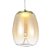 Pendente PD1890 Zug Ø20x28cm Champanhe com Led Integrado 8w 2700k Bivolt - Imagem 1