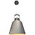 Pendente DN7684 Balthasar 24x44cm Cinza para 1 Lampada E27 - Imagem 2
