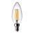 Lampada Vela Filamento Transparente Dimerizavel 4w 2400k E14 127v - Imagem 1