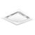 Embutido 1060/50 Quadrado Branco 50x50cm com Led Integrado 37w 3000k Bivolt - Imagem 1