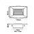 Balizador 30418 Step Branco 8x12,4x4,5cm com Led Integrado 2w 3000k Bivolt IP65 - Imagem 3