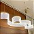Pendente Atenas PD1765 150x43x15cm Dourado com Led Integrado 38w 3000k Bivolt - Imagem 3