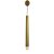 Pendente 9954 45x220cm Champanhe com Acrilico para 1 Lampada G9 Bivolt - Imagem 2