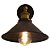 Arandela CD23 Preta 25x32cm para 1 Lampada E27 Bivolt - Imagem 2
