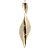 Pendente ACR-010D 12x45x12cm Dourado com Led Integrado 15w 3000k Bivolt - Imagem 3