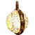 Pendente QD05108 12cm Dourado com Esfera e Led Integrado 7W 3000k Bivolt - Imagem 2