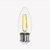 Lampada Vela Filamento Led 4w 2400k E27 Bivolt - Imagem 1