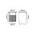 Balizador de Solo 33709 Pro Preto 8,9x7,6cm com Led Integrado 10w 3000k IP67 Bivolt - Imagem 2