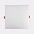 PAINEL EMBUTIDO QUADRADO BRANCO 17X17CM COM LED INTEGRADO 22W 4000K BIVOLT - Imagem 1