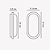 Arandela Plafon Oval 30579 Branco 16x16x6cm com Led Integrado 15w 3000k Bivolt - Imagem 2