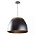 Pendente 1212 Hope Preto 40x45x45cm com Led Integrado 32w 3000k Bivolt - Imagem 1