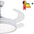 Ventilador Plafon AIR PLUS Branco com Pa Retratil Controle Remoto e Led Integrado Multicolor - Imagem 2