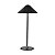 Abajur DTC02518 Carregavel Preto 10x15x34cm com Led Integrado 2w 3000k - Imagem 1