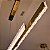Pendente HPD2012 Dourado 120cm com Led Integrado 72w 3000k Bivolt - Imagem 3