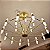 Pendente HPD4318 Dourado Ø80cm com Led Integrado 108w 3500k Bivolt - Imagem 3