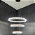 Pendente Alianca Ø40xØ60xØ80cm Marrom com Led Integrado 120w 3000/4000k Bivolt - Imagem 2