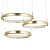 Pendente HPD18013 85cm Dourado com Led Integrado 75w 3000k Bivolt - Imagem 3