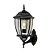 Arandela Colonial HAR2374 50x26cm Preta para um Lampada E27 Bivolt - Imagem 2