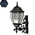 Arandela Colonial HAR2376 70x37cm Preta para um Lampada E27 Bivolt - Imagem 1