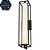 Arandela HAR9270 70cm Preta com Led Integrado 25w 3000k IP65 Bivolt - Imagem 1