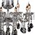 Lustre Classico Vela Cristal 70x75cm Transparente para 8 Lampadas E14 - Imagem 2