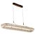 Pendente Superelipse 100cm Cromado Cristal com Led Integrado 76w Multi temperatura e Dimer Bivolt - Imagem 3