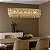 Pendente Cristal 120cm Dourado para 10 Lampadas E14 Bivolt - Imagem 2