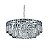 Pendente Redondo Cristal Ø80x32cm Dourado para 18 Lâmpadas E14 Bivolt - Imagem 2