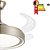 Ventilador Plafon AIR Dourado com Pa Retratil Controle Remoto e Led Integrado Multicolor - Imagem 2