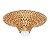 Arandela/Plafon IMBUIA  50X14CM para 1 lampada E-27 BIV - Imagem 1