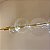 Pendente Zeep Dourado e Transparente 25X153cm  c/ LED 12W 3000K - Imagem 4