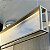 Pendente Almenara Dourado Fosco 120x25x10cm c/ LED 20,7w 3000k 2070lm 127v - Imagem 3