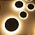 Arandela Bronze Bolle Rock 25x25x4,5cm c/ LED 6,3w 3000k 630lm 127v - Imagem 4