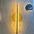 Arandela Dourado Fosco Bolle Rock Tripla 35x100x17cm c/ LED 45w 3000k 4500lm 127v - Imagem 1